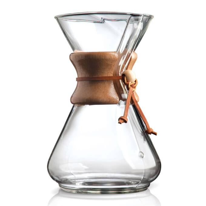 Chemex Karaffe aus Glas mit Holzhals für 10 Tassen