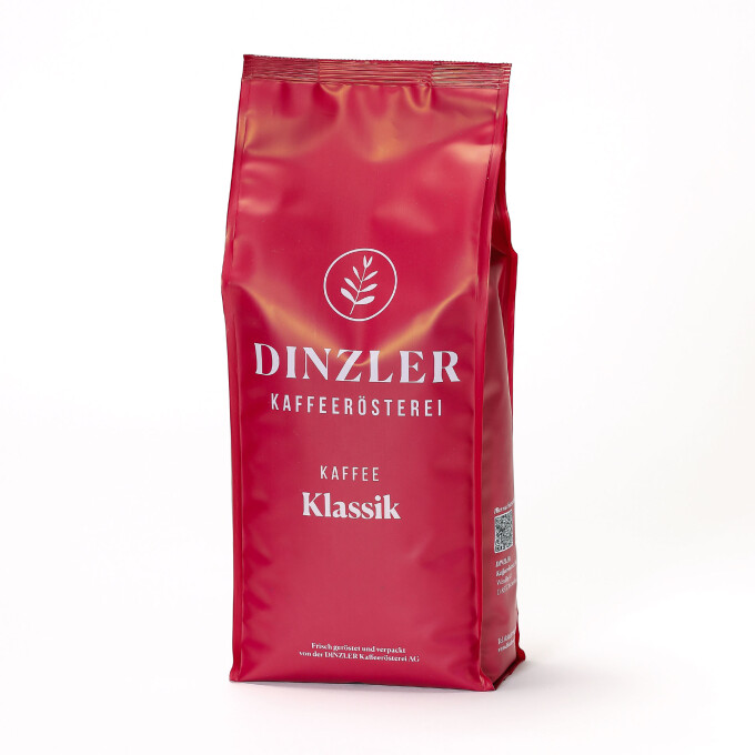 Dinzler Kaffeerösterei - Kaffee Klassik, 1kg, ganze Bohnen