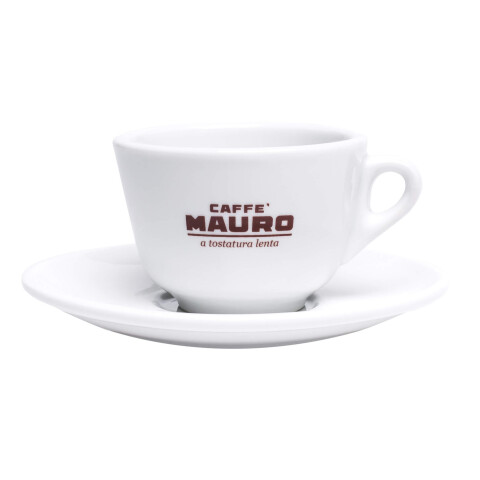 Caffe MAURO Cappuccinoasse mit Unterteller