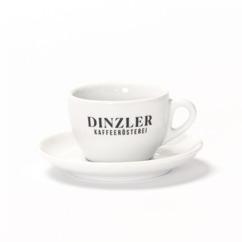 Dinzler Kaffeerösterei - Cappuccinotasse mit Dinzler...