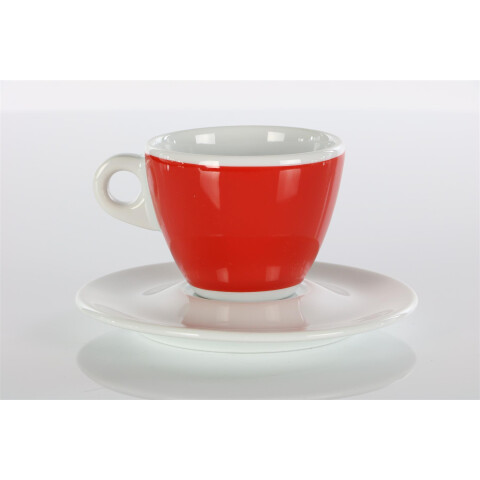 Lucaffe Cappuccinotasse Classico rot