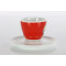 Lucaffe Cappuccinotasse Classico rot