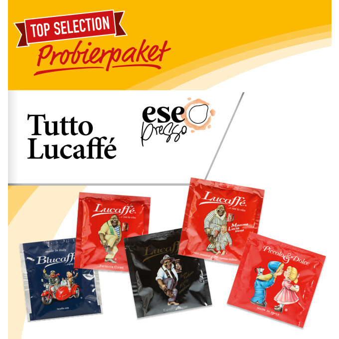 ESE-Pad Probierpaket "Tutto Lucaffe" - 25 Pads (5x5 Stück)