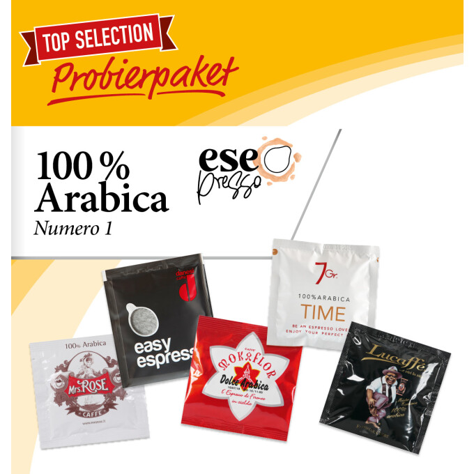 ESE-Pads Probierpaket 100% Arabica 1x 25 ESE-Pads je 6,8 g gemahlen