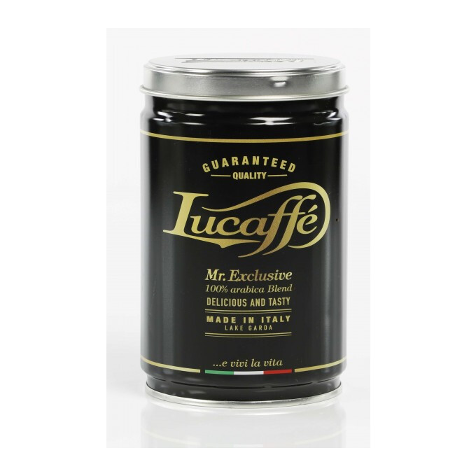 Lucaffe Mr. Exclusive 100% Arabica, gemahlen,  Dose, 250g
