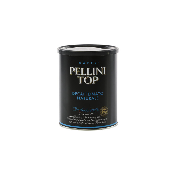 Pellini TOP, 250g,  gemahlen - 100% Arabica, entkoffeniert