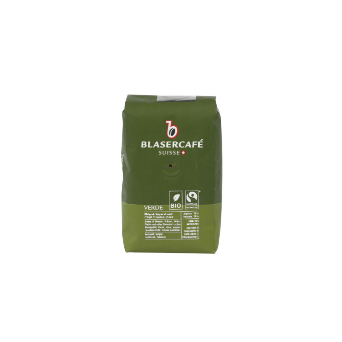 Blasercafé Verde, BIO Espresso DE-ÖKO-037, Espressobohnen, 250g