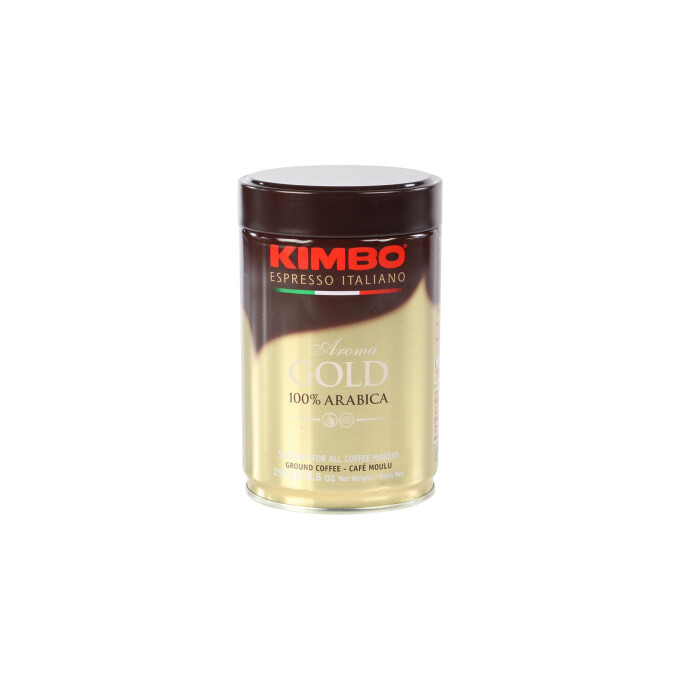 Kimbo Gold Espresso 100% Arabica, gemahlen, 250g