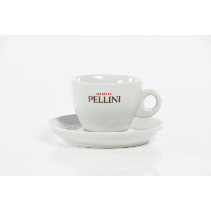 Pellini Cappuccinotasse - neues klassisches Logo